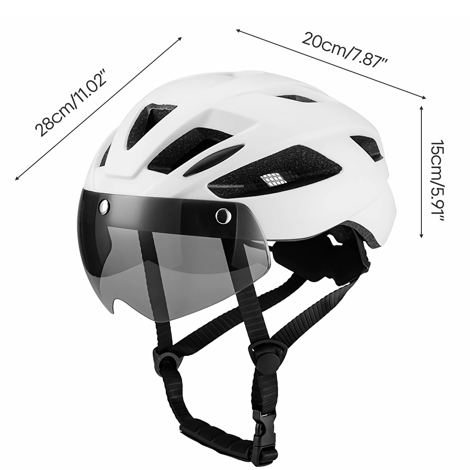 Bicycle Helmet with Visor (Not sold separately)