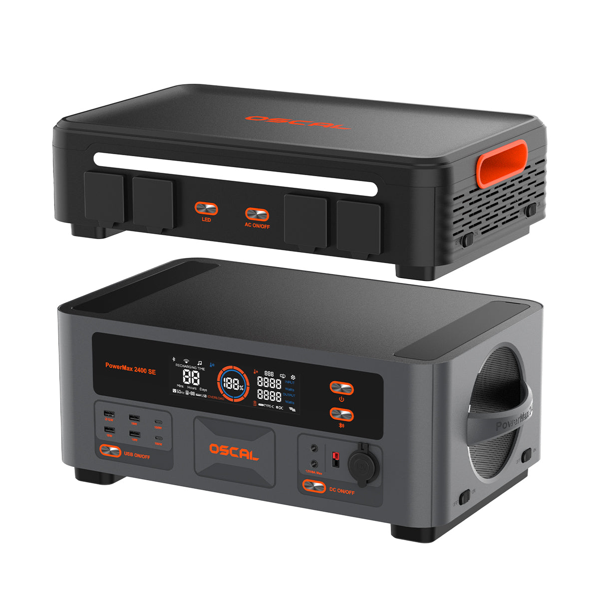 OSCAL PowerMax 2400 SE Portable Power Station 2016Wh 2400W (4800W Peak)
