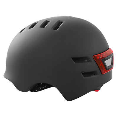 Helmet with warning lights