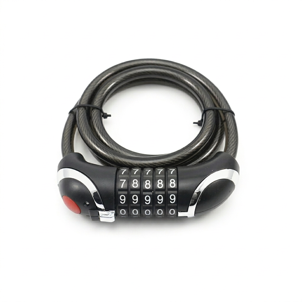 Bike Lock with LED Light