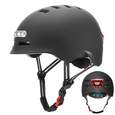 Helmet with warning lights