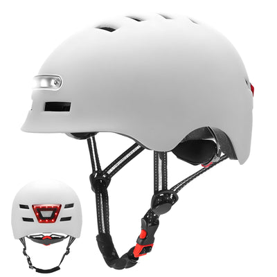 Helmet with warning lights