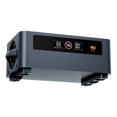 OSCAL BP2400 Pro 2 kWh Add-on Battery — Exclusive to PM2400Pro; No Connection Cables Required.