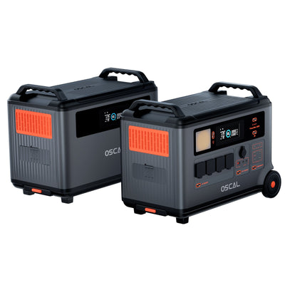 OSCAL BP3600 3600Wh additional battery  exclusive for PowerMax3600 & PowerMax6000  no connection cables required Expandable to 57.6kWh