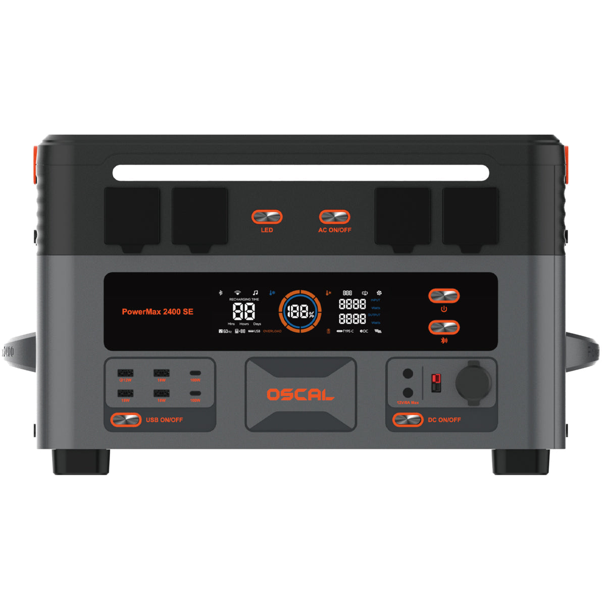 OSCAL PowerMax 2400 SE Portable Power Station 2016Wh 2400W (4800W Peak)