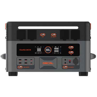 OSCAL PowerMax 2400 SE Portable Power Station 2016Wh 2400W (4800W Peak)