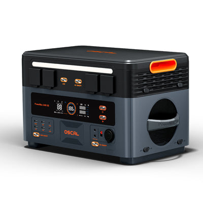 OSCAL PowerMax 2400 SE Portable Power Station 2016Wh 2400W (4800W Peak)