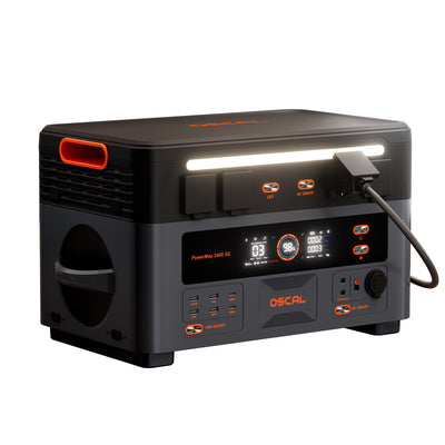 OSCAL PowerMax 2400 SE Portable Power Station 2016Wh 2400W (4800W Peak)