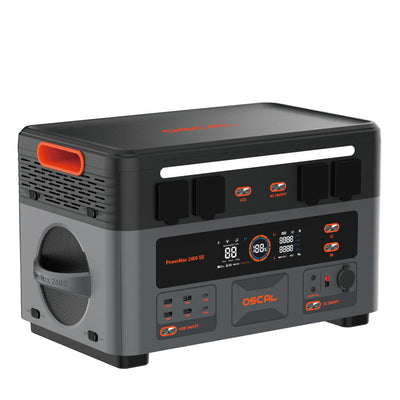 OSCAL PowerMax 2400 SE Portable Power Station 2016Wh 2400W (4800W Peak)