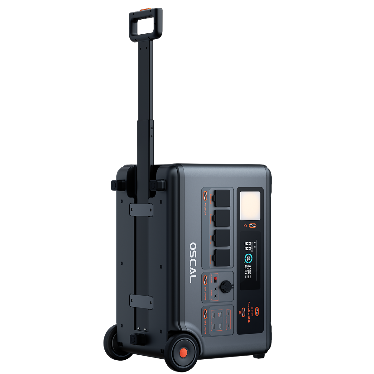 OSCAL PowerMax 6000 Portable Power Station 6000W(Surge 7200W) 3600Wh